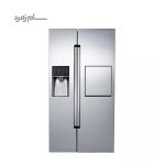 یخچال فریزر ساید بای ساید سام 3 rosso نقره ای