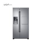 یخچال فریزر ساید بای ساید سام روسو 3 نقره ای