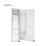 داخل یخچال فریزر ساید بای ساید سام rosso 3 سفید