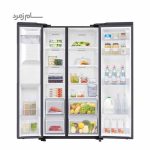 داخل یخچال فریزر سامسونگ RS64