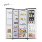 داخل یخچال فریزر ساید بای ساید سامسونگ RS80