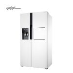 نمای بیرونی یخچال فریزر سامسونگ RS25 سفید