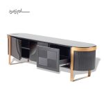 میز تلویزیون متین R300 مشکی سوزنی