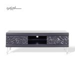 میز تلویزیون متین R320 مشکی سوزنی