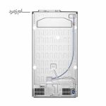 پشت یخچال فریزر X267 ال جی نقره ای