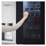 درب یخچال فریزر X267 ال جی نقره ای